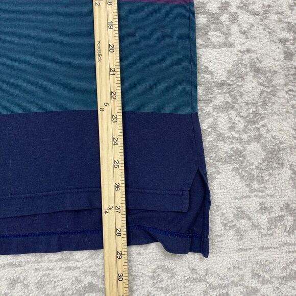 Vintage Knights of the Round Table Striped Rugby Shirt Sports Polo Size XL - Picture 2 of 5